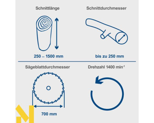 Дроворіз Scheppach Wox d700sl (400 В)