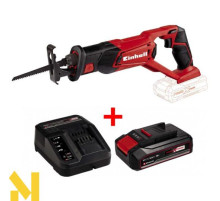 Пила шабельна акумуляторна Einhell TE-AP 18 Li Solo + ЗУ і АКБ 18 В 2,5 Аг