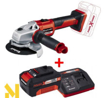 Болгарка (кутова шліфмашина) акумуляторна Einhell Axxio 125 мм