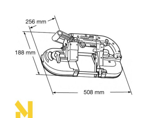 Пила стрічкова Makita 2107FK