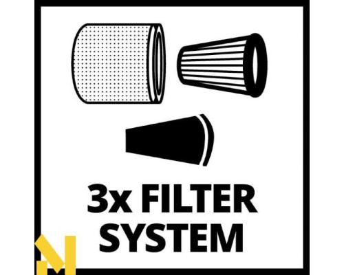 Пилосос акумуляторний Einhell TE-SV 18 Li - Solo (без АКБ та ЗП)