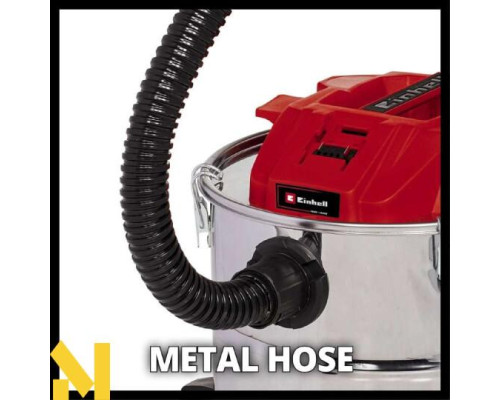 Пилосос для збору золи акумуляторний Einhell TE-AV 18/15 Li C - Solo (без АКБ та ЗП)