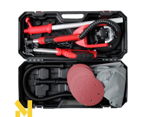 Шліфмашина для стін GTM SZB-225FV-2 + LED освітлення