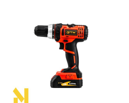 Дриль-шурупокрут акумуляторний GTM DS18/40P