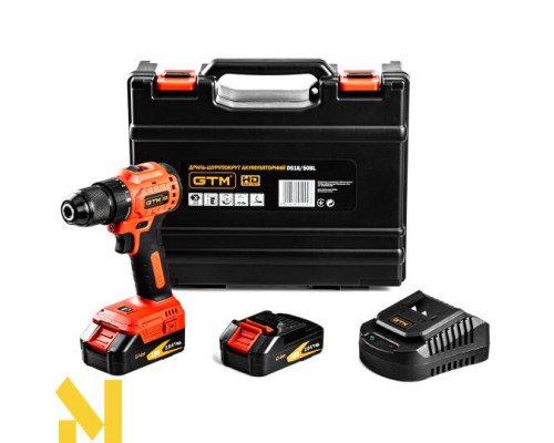 Дриль-шуруповерт акумуляторний GTM DS18/50BL