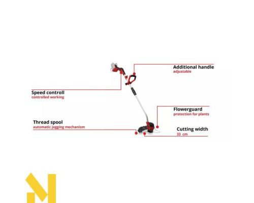 Тример акумуляторний Einhell GE-CT 18/33 Li E-Solo (без АКБ та ЗП)