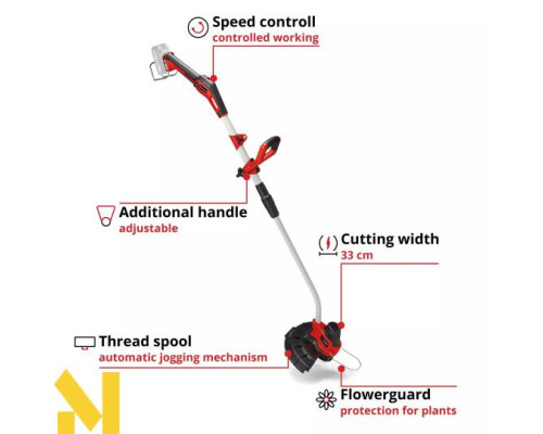 Тример акумуляторний Einhell GE-CT 18/33 Li E-Solo (без АКБ та ЗП)
