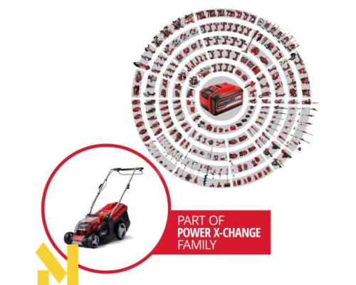 Газонокосарка акумуляторна Einhell GE-CM 36/36 Li 2x4.0Ah