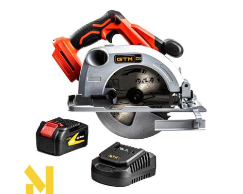 Пила дискова акумуляторна GTM CS18/165BL