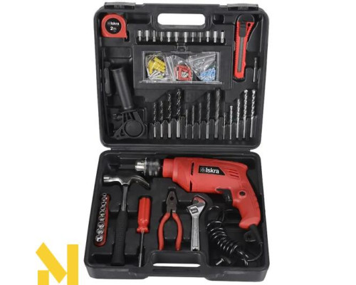 Дриль ударний ISKRA GX-BMC002 з набором інструменту
