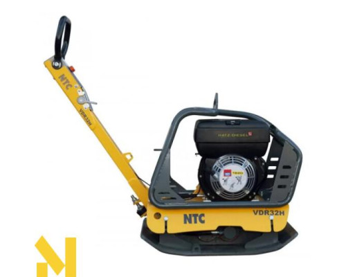 Віброплита дизельна реверсивна NTC VDR32H + колеса