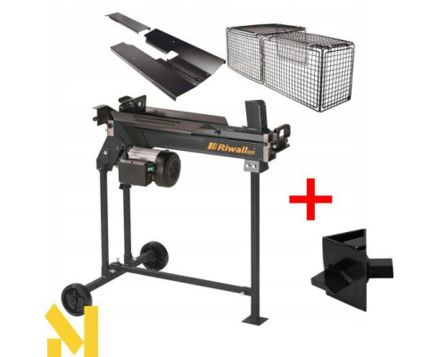 Дровокол Riwall RELS 722 ST + дільник на чотири частини