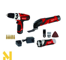 Набір інструментів акумуляторних Einhell TE-TK 12 Li Kit (TE-CD 12 Li + TE-MG 12 Li + Led)