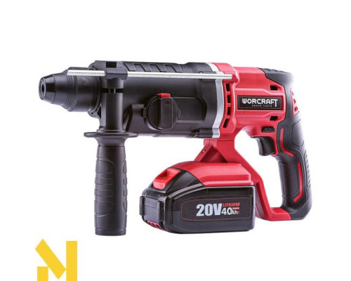Перфоратор акумуляторний прямий Worcraft CRH-S20LiT