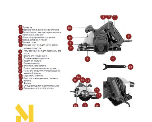 Пила дискова Einhell Bavaria BCS 64/1