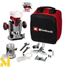 Фрезер звичайний та Фрезер окантовочний акумуляторний Einhell TP-RO 18 Set Li BL - Solo (без АКБ та ЗП)
