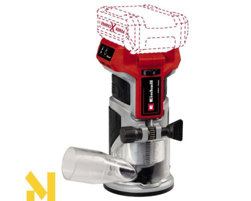 Фрезер окантовочний акумуляторний Einhell TP-ET 18 Li BL - Solo (без АКБ та ЗП)