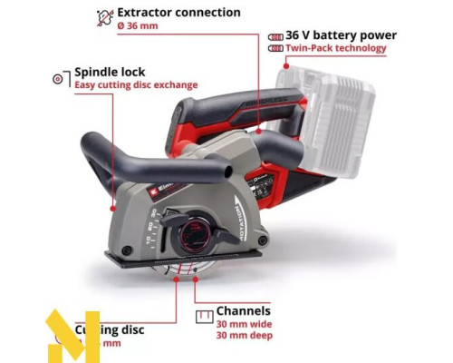 Борозноділ акумуляторний безщітковий Einhell TP-MA 36/30 - Solo (без АКБ та ЗП)