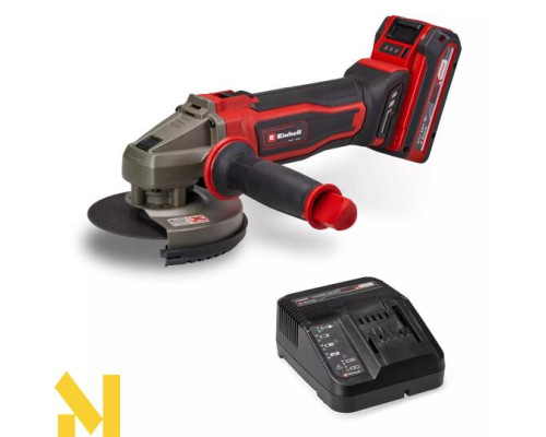Болгарка (кутова шліфмашина) акумуляторна Einhell TE-AG 18/125-2 Li 1x4.0 Ah