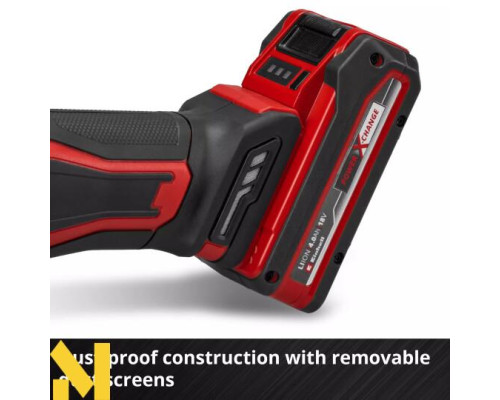 Болгарка (кутова шліфмашина) акумуляторна Einhell TE-AG 18/125-2 Li 1x4.0 Ah