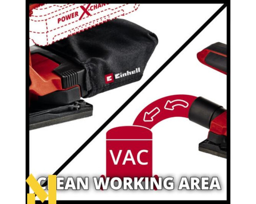 Шліфмашина вібраційна акумуляторна Einhell TC-OS 18/187 Li Solo (без АКБ та ЗП)