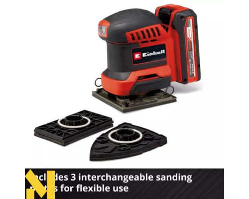 Шліфувальна ексцентрикова акумуляторна Einhell TE-OS 18/113 3X Li — Solo (без АКБ та ЗП)