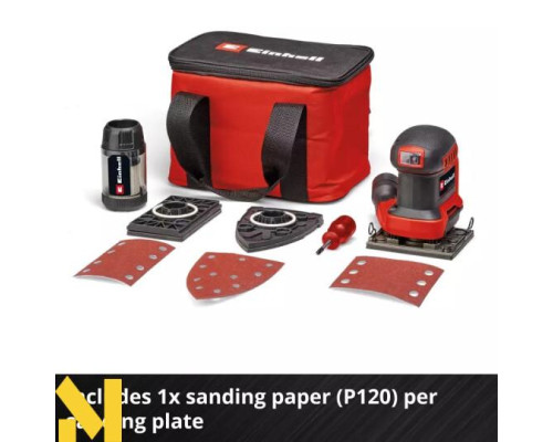 Шліфувальна ексцентрикова акумуляторна Einhell TE-OS 18/113 3X Li — Solo (без АКБ та ЗП)