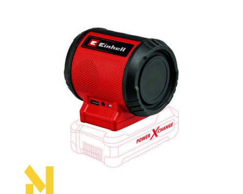 Колонка портативна акумуляторна Einhell TC-SR 18 Li BT - Solo (без АКБ та ЗП)