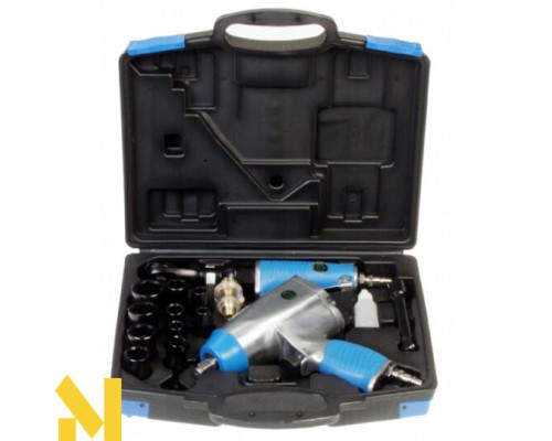 Набір інструментів пневматичних Airpress 45463-4 + торцеві головки 1/2, 1/4