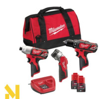 Набір інструментів акумуляторних Milwaukee М12 ВPP3А-202В