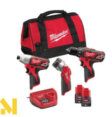 Набір інструментів акумуляторних Milwaukee М12 ВPP3А-202В