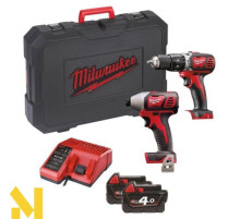 Набір інструментів акумуляторних Milwaukee M18 BPP2C-402C