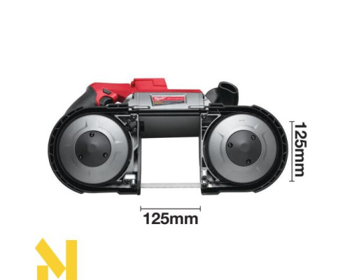 Пила стрічкова акумуляторна Milwaukee M18 CBS125-0 (без АКБ та ЗП)