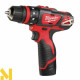 Дриль-шурупокрут акумуляторний Milwaukee M12 BDDX-202C