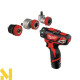 Шуруповерт Milwaukee M12 BDDXKIT-202C + ліхтар