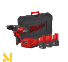 Шуруповерт акумуляторний Milwaukee M12 BDD-153C