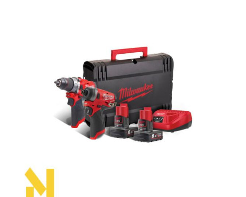 Набір інструментів акумуляторних Milwaukee M12 FPP2A-602X