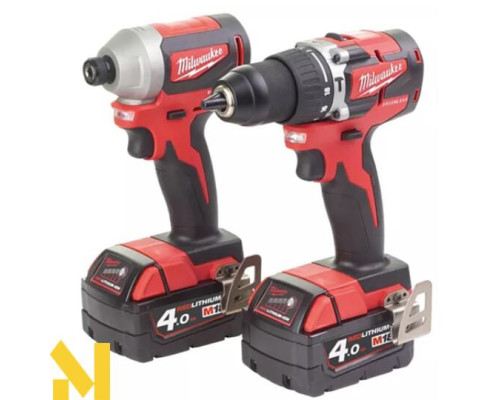 Набір інструментів акумуляторних Milwaukee M18 CBLPP2A-402C