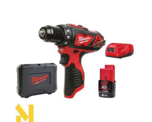 Дриль-шуруповерт акумуляторний Milwaukee M12 BDD-201C