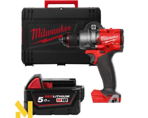 Дриль-шуруповерт акумуляторний MILWAUKEE M18 FDD3-0X + M18 B5 (без ЗП)