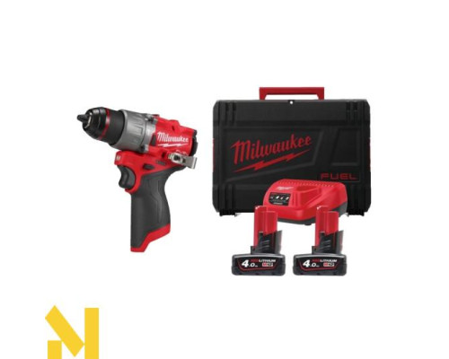 Дриль-шуруповерт акумуляторний Milwaukee M12 FPD2-402X