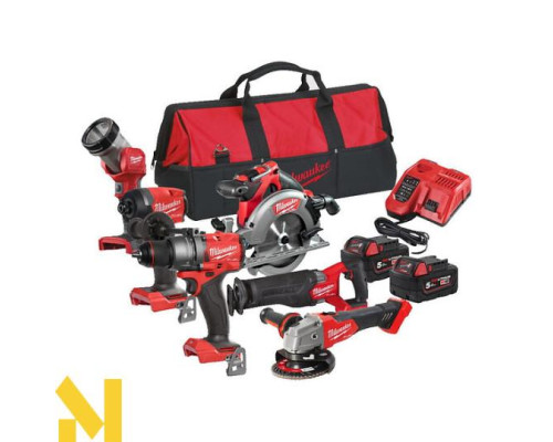 Набір інструментів акумуляторних Milwaukee M18 FPP6E3-502B