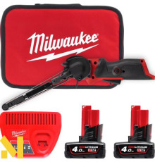 Шліфмашина стрічкова акумуляторна Milwaukee M12 FBFL13-402В