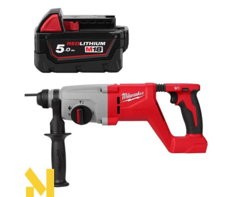 Перфоратор акумуляторний SDS PLUS MILWAUKEE M18 BLHACD26-0 + M18 B5 (без ЗП)