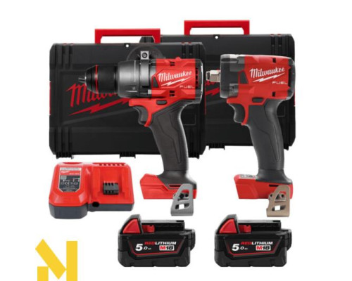Набір інструментів акумуляторних Milwaukee M18FPP2B3-502X