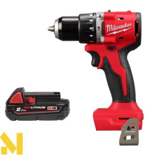 Дриль-шуруповерт акумуляторний ударний MILWAUKEE M18 BLPDRC-0 + M18 B2 (без ЗП)