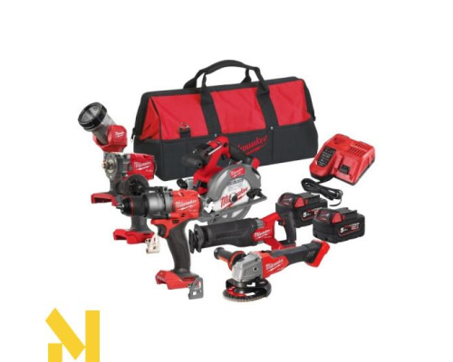 Набір інструментів акумуляторних Milwaukee M18 FPP6H3-502B