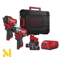 Набір інструментів акумуляторних Milwaukee M12 FPP2X2-402X