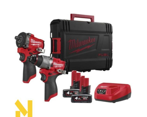 Набір інструментів акумуляторних Milwaukee M12 FPP2X2-402X