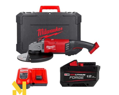 Болгарка (кутова шліфмашина) акумуляторна Milwaukee M18 FLAG230XPDB-121C FORGE